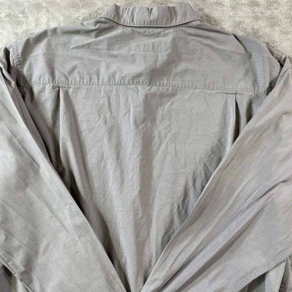 Tommy Bahama Shirt IslandZone Mens Large Gray Beach Resort Casual Vacation - Picture 7 of 10